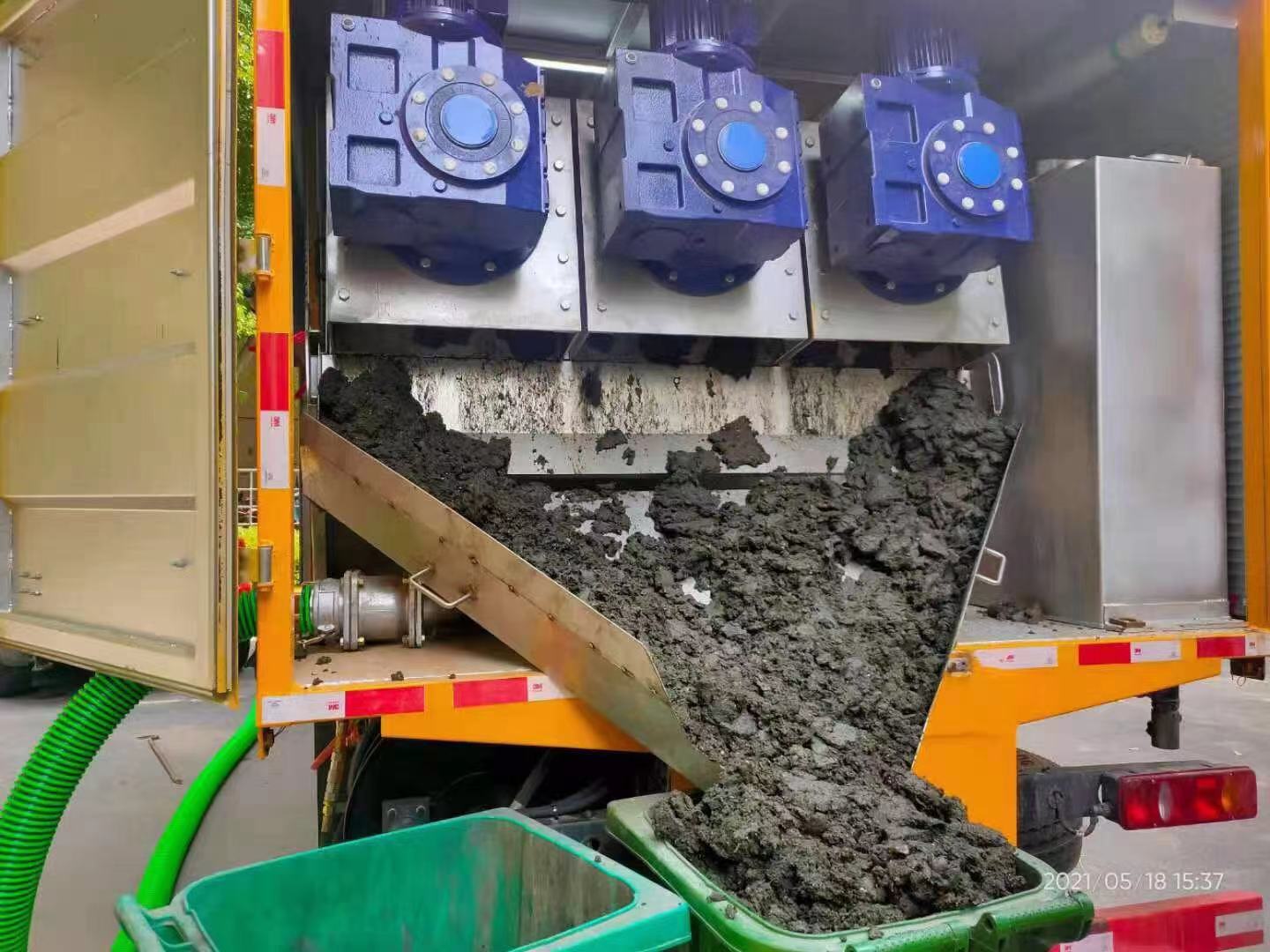 屏南化粪池清掏城市维护站-泥浆净化干湿分离处理